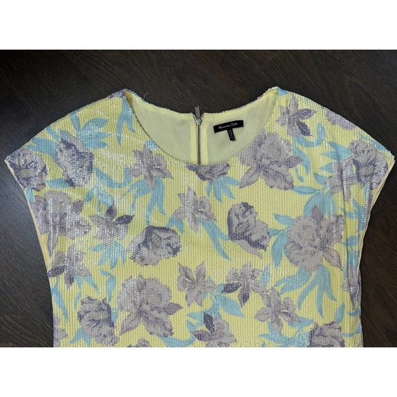 Massimo Dutti Floral Micro Sequin Floral Tunic Dress~M~ Fun, Occasion, Summer - Picture 8 of 8